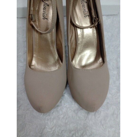 Flourish nude Pumps Ankle Strap  Heels Size 10 - Picture 9 of 9
